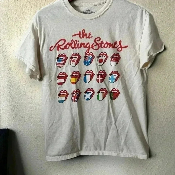 The rolling stones international tongue band tee M - Picture 1 of 5